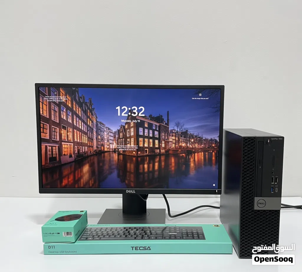 Dell Desktop 7060 i7 8th Gen Ram 16GB SSD 512GB Dell Moniter 24” Window 11 pro