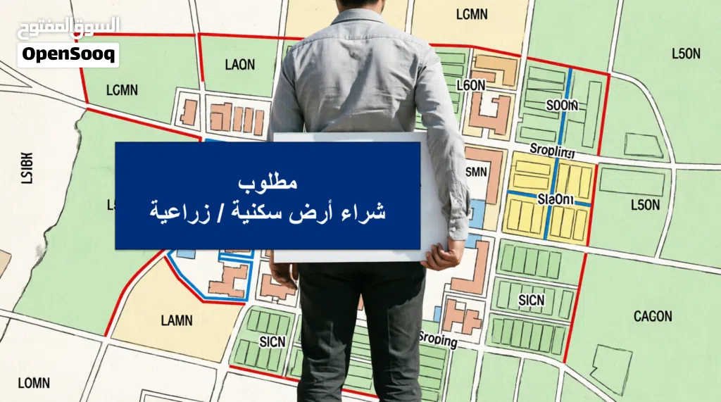 مطلوب شراء أرض