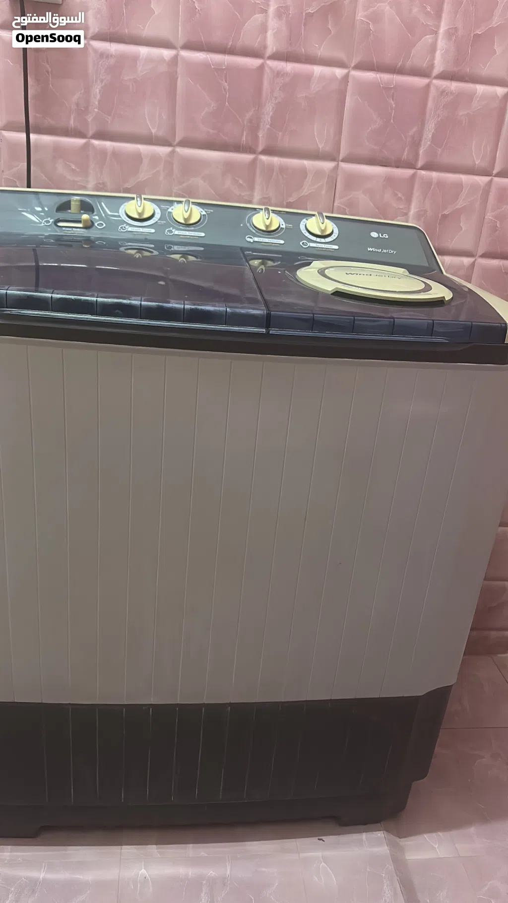 غسالة نصف اتوماتيك washing machine lg