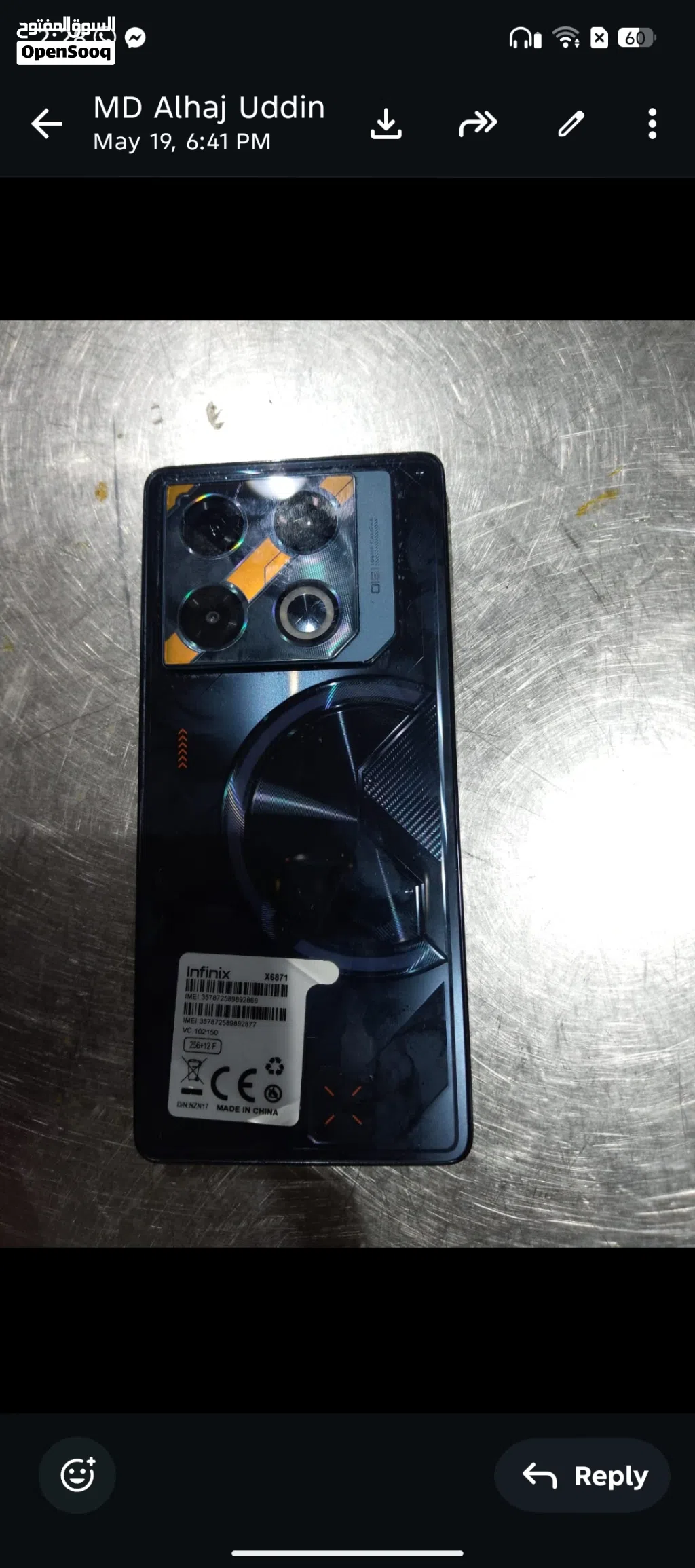infinix gt20 pro 12gb ram + 256 GB storeg