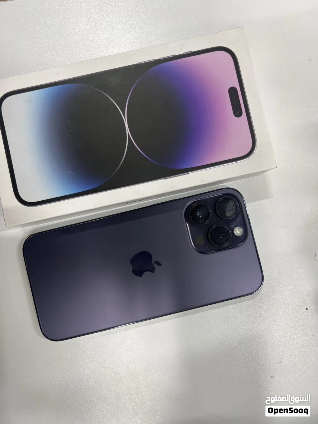 I phone 14 pro max 256 gb, استعمال بسيط فقط مستبدل شاشة نخب بسعر مغري