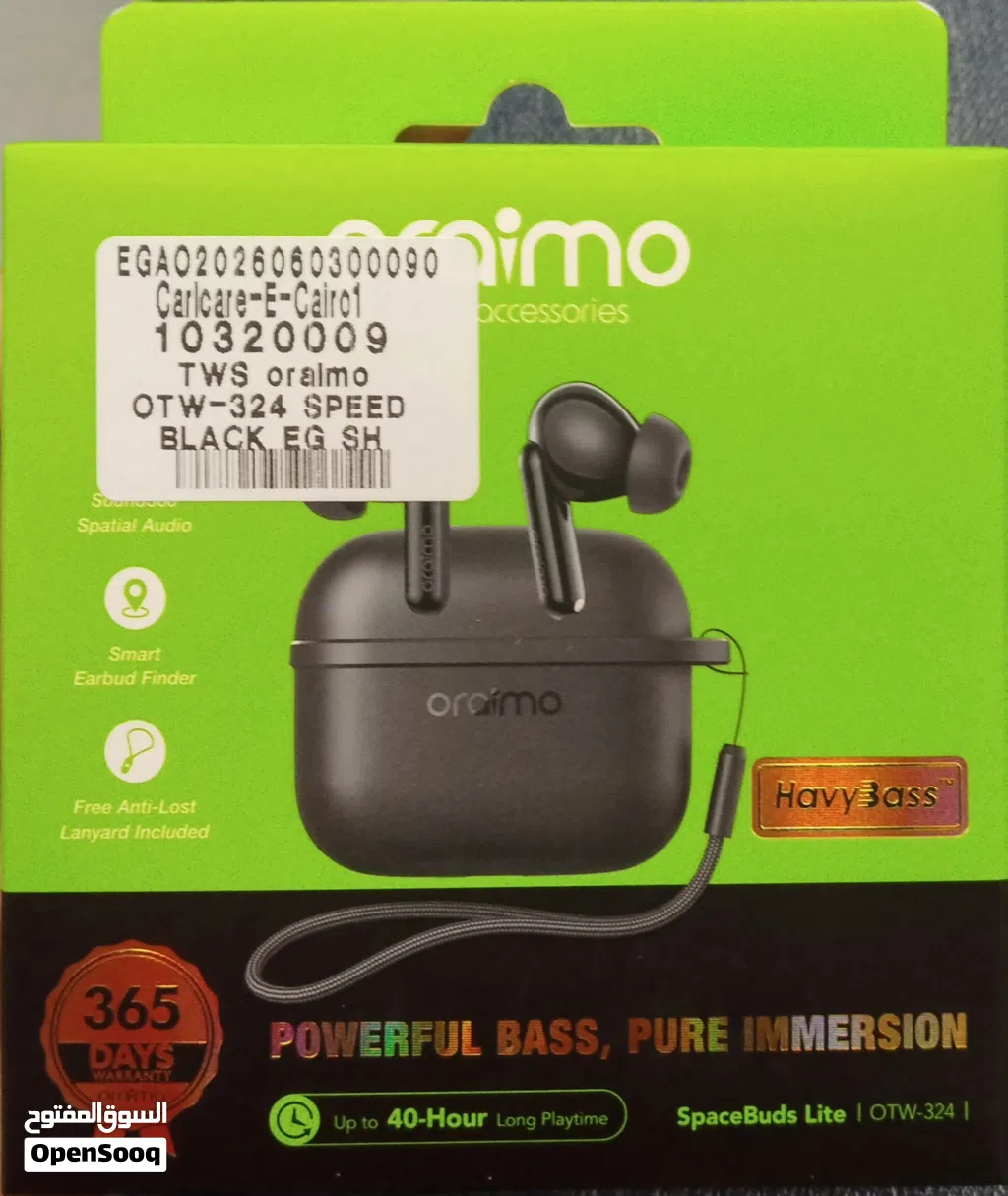 فرصه لن تتكرار لسرعه البيع سماعة متبرشمه اوريمو Orimo space buds lite 324