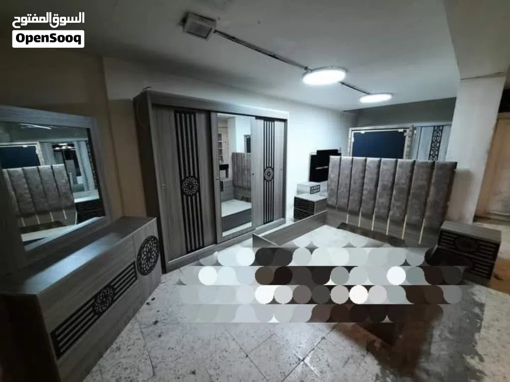 غرفة نوم خشب لامنيت موديل تركي صناعه محليه