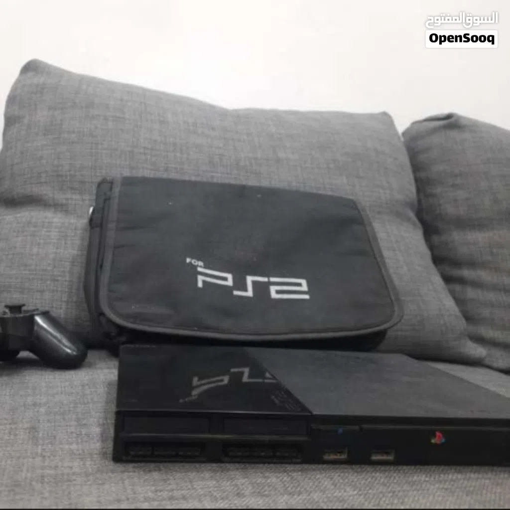 للبيع جهاز بلايستيشن 2 النسخة النحيفة (PS2 Slim) الأصلي For sale: PlayStation 2 Slim (PS2 Slim)