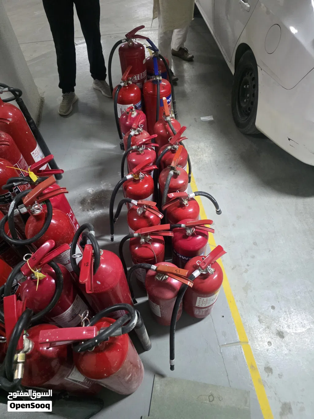 Refelling of Fire extinguisher powder and Co2 and Fm200