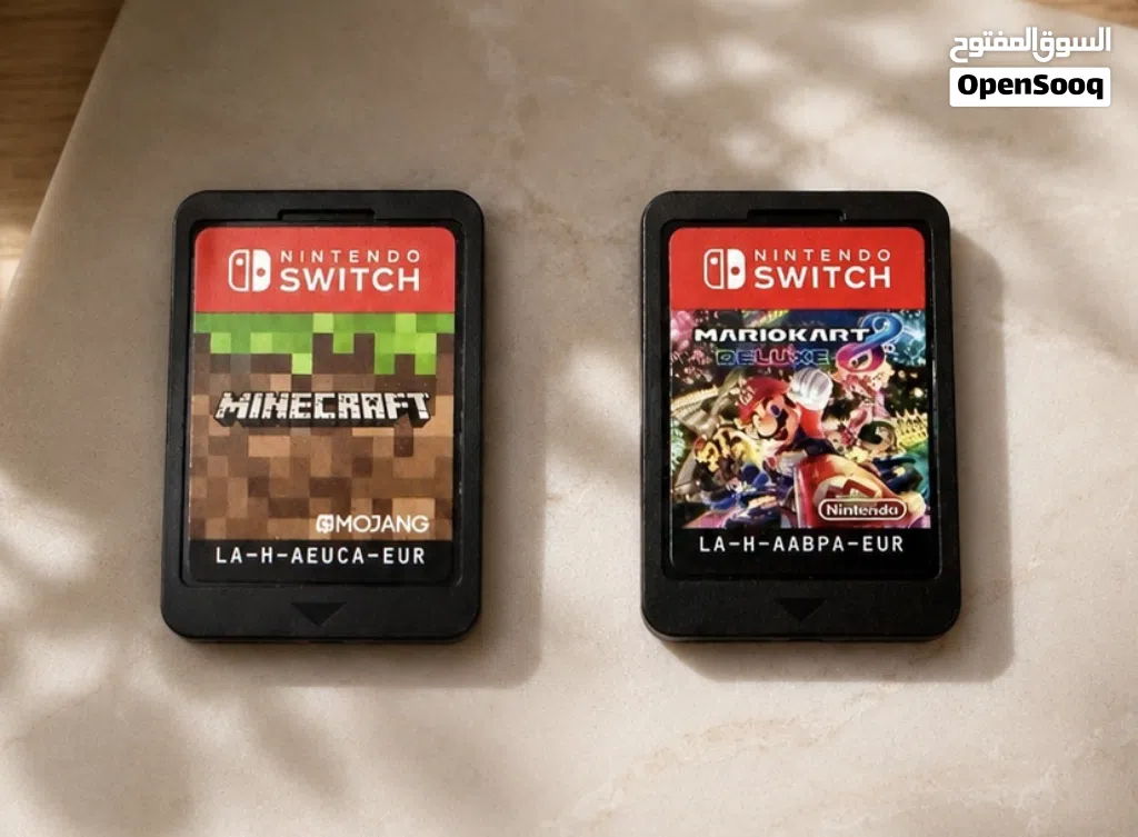 Mario Kart & Mine craft Nintendo Switch Game لعبه ماريو كارت و ماينكرافت نينتندو سويتش