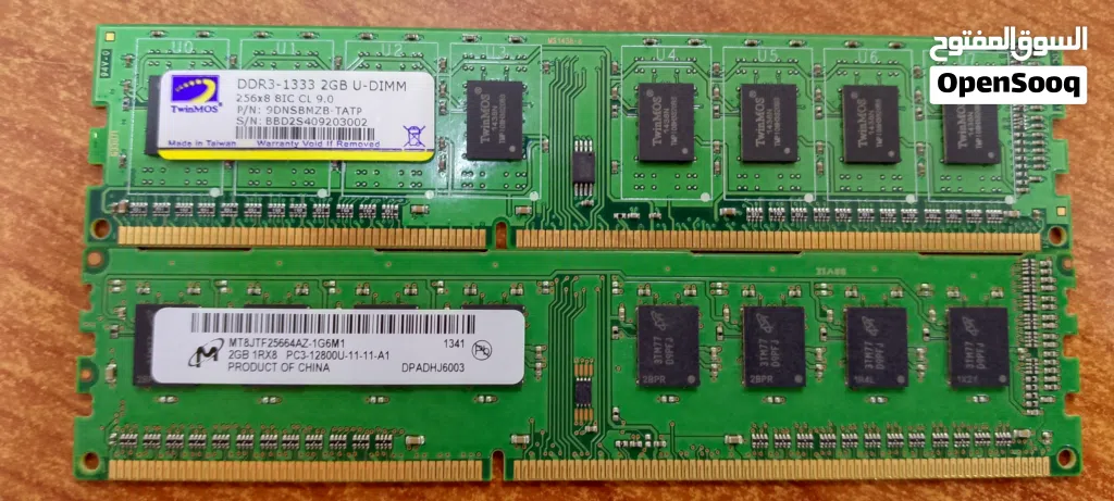 قطعتين رام DDR3