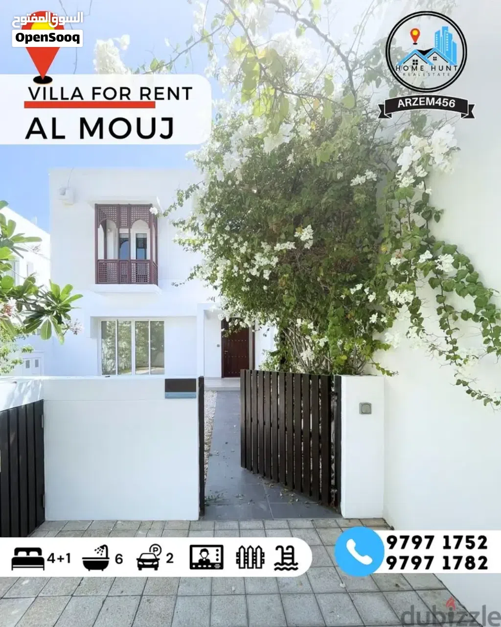 AL MOUJ AMAZING 4+1 BR VILLA WITH PRIVATE POOL FOR RENT
