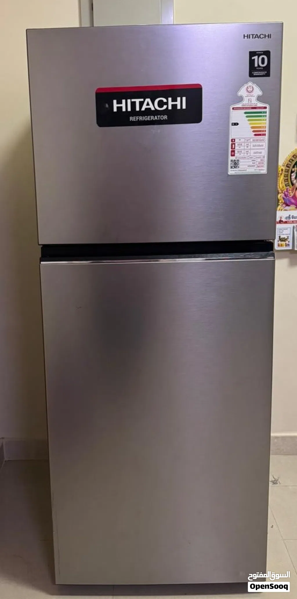 Hitachi Top Mount Refrigerator 370 Liters HRTN6408SXOM ONE YEAR OLD