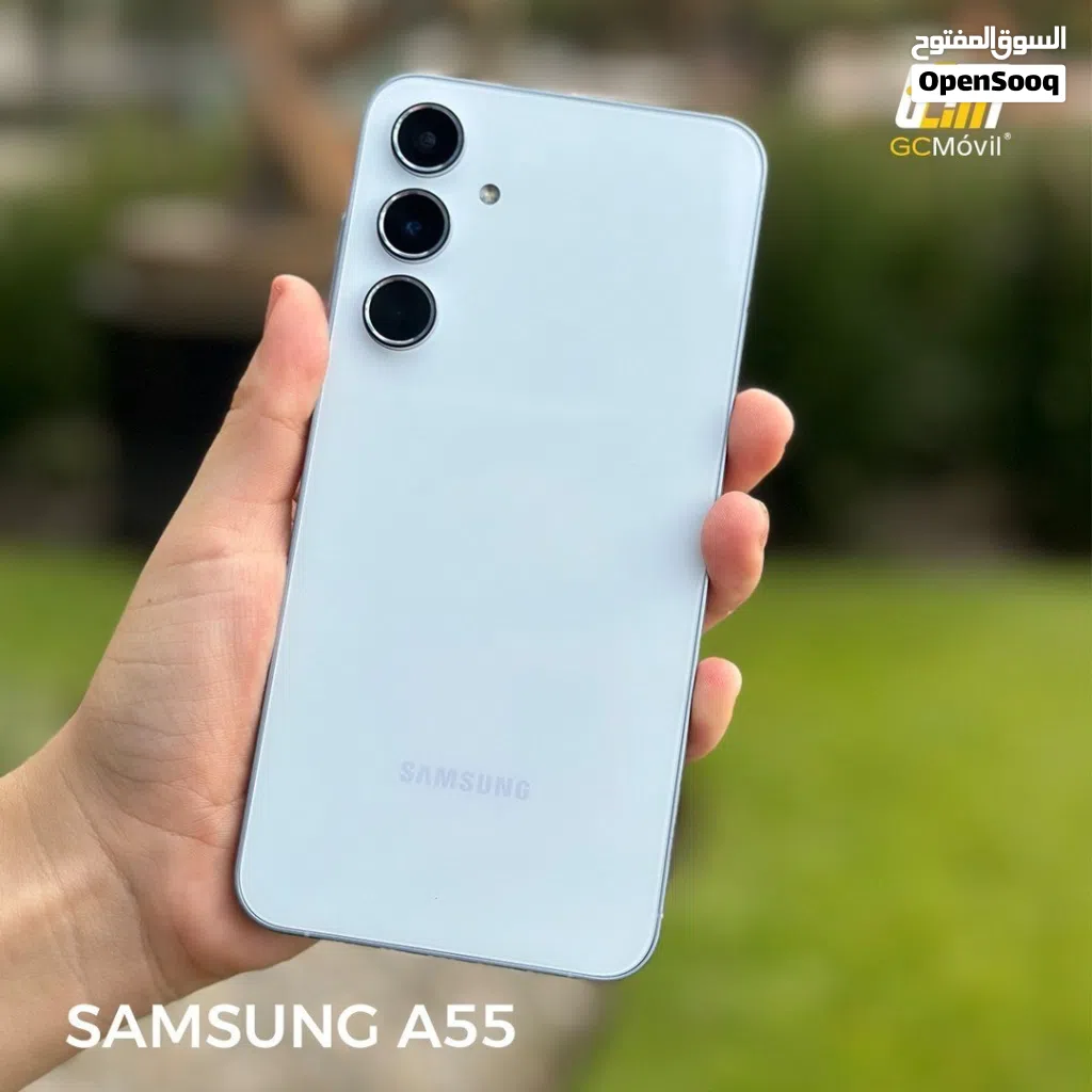 Samsung galaxy A55 #الدقة والأناقة بين يديك اطلبه الان من #المحترفون المواصفات 256 جيجا مع رام 1