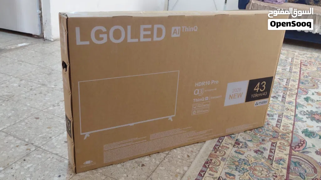 تلفزيون LG جديد اوليد 4k مامفتوح بباكيتة