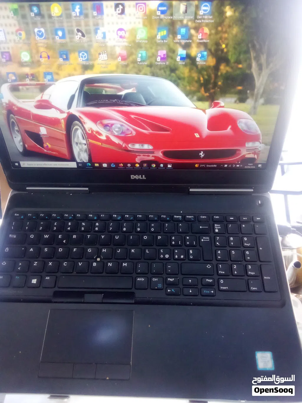 Pc Portable Dell Précision Core i7 Génération 6 Double graphique et Disc Dur 128Go SSD 500