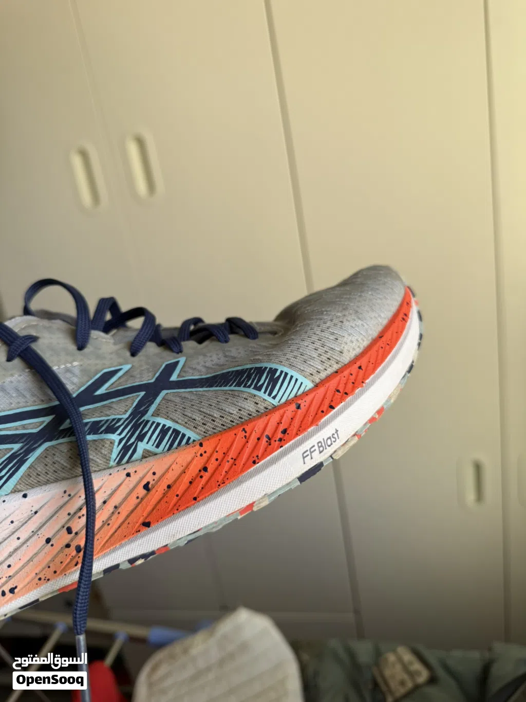 Used in good condition, Asics FF Blast size 43.5 Euro