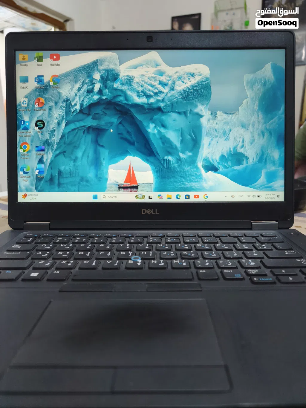 Dell intel core(tm) i5-8350U cpu حجم الشاشة 14