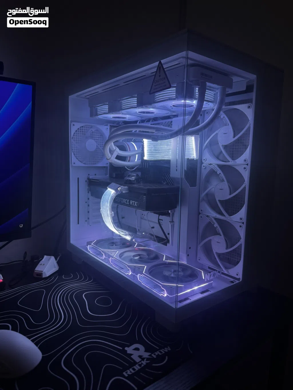 للبيع PC Gaming فاخر RTX 3090 24GB NZXT H9 Flow 32GB RAM
