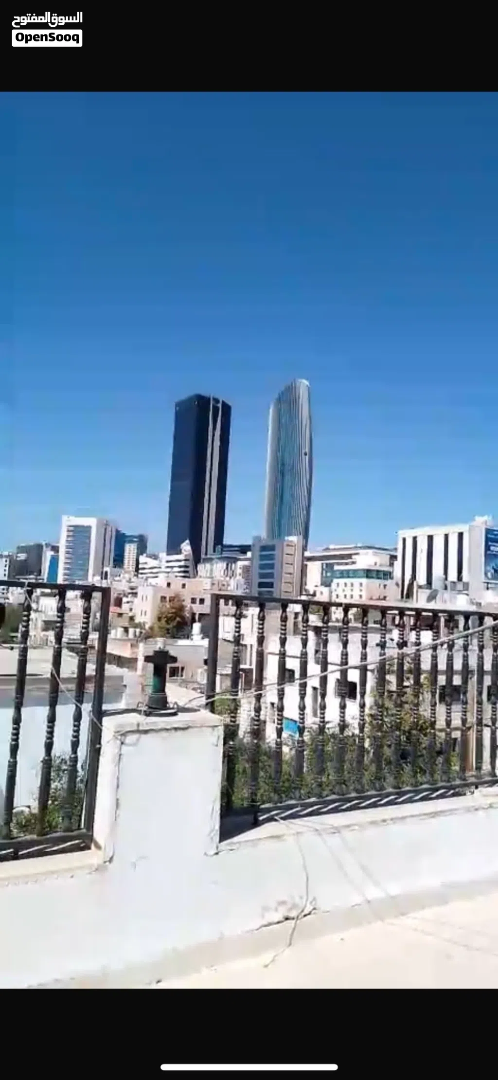 شقة في منطقة العبدلي مقابل البوليفارد طابق 3 روف مساحة البيت كبيرة جدا مع تراسلت خارجية كاشفة عمان