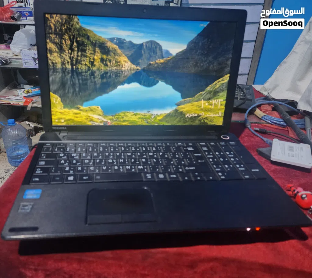 لابتوب Toshiba Satellite C50-A172 بحالة ممتازة رام 12GB SSD 512GB