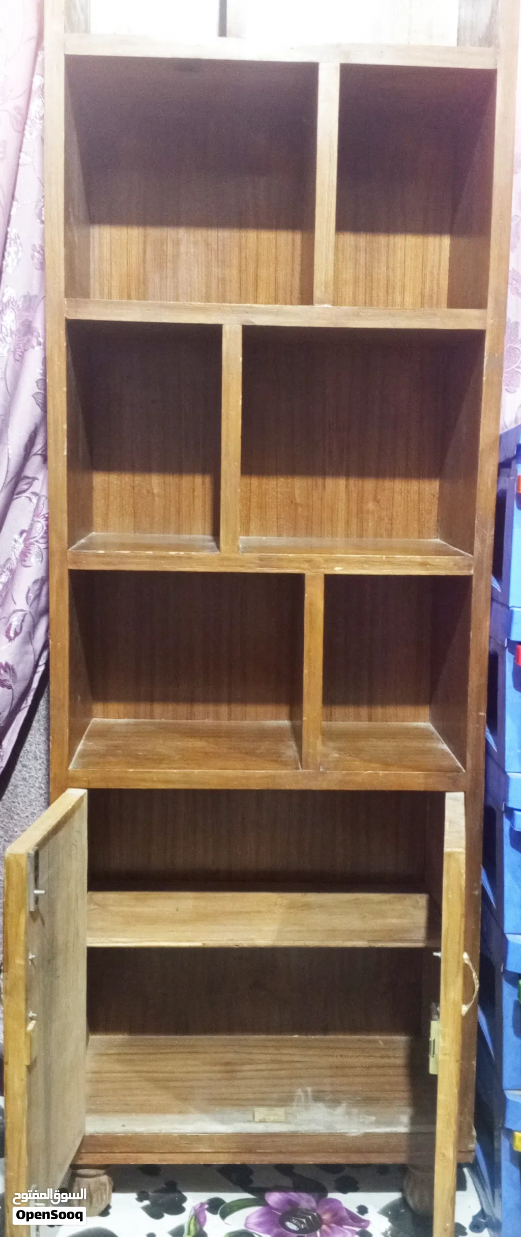 مكتبة تفصال خشب صاج عراقي شغل نجار