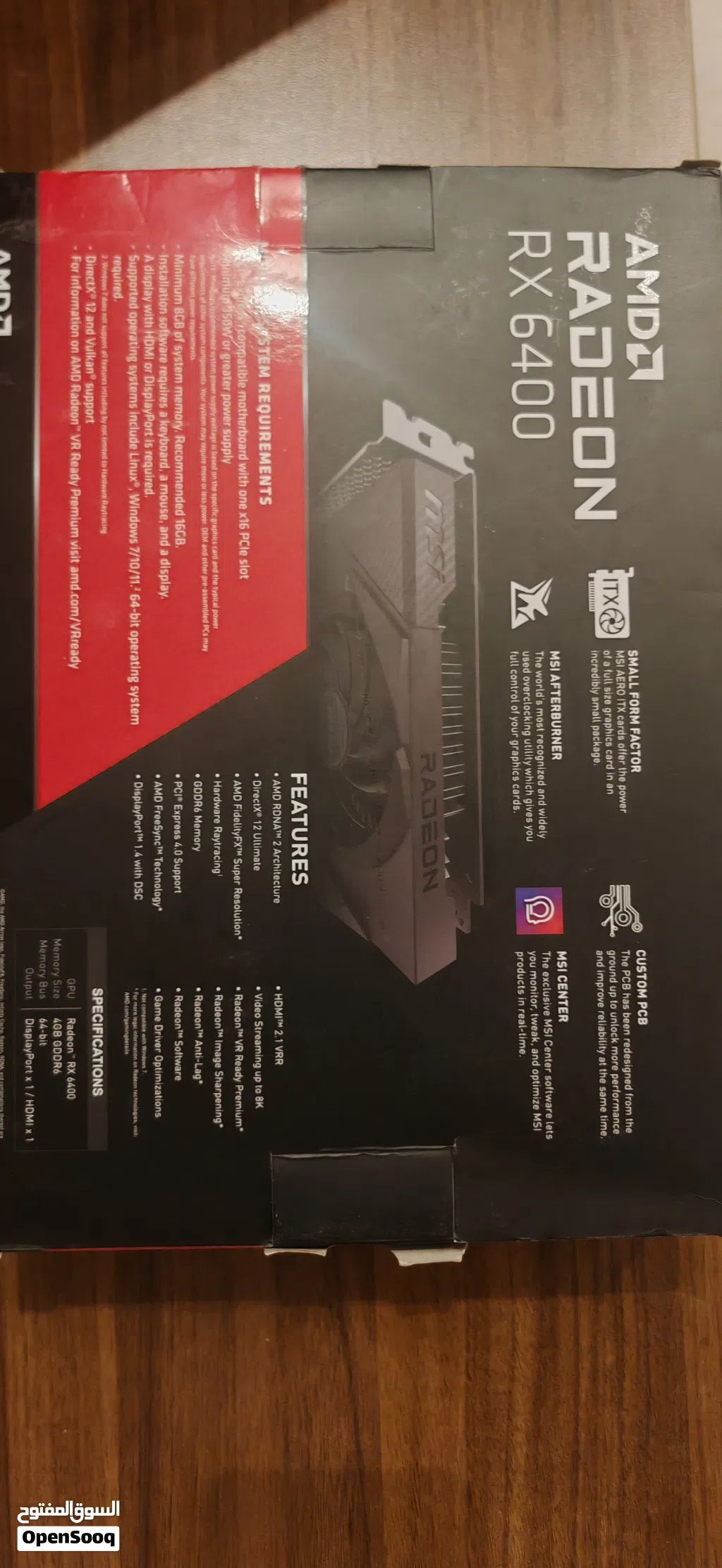 Amd Rx6400 4GB gpu