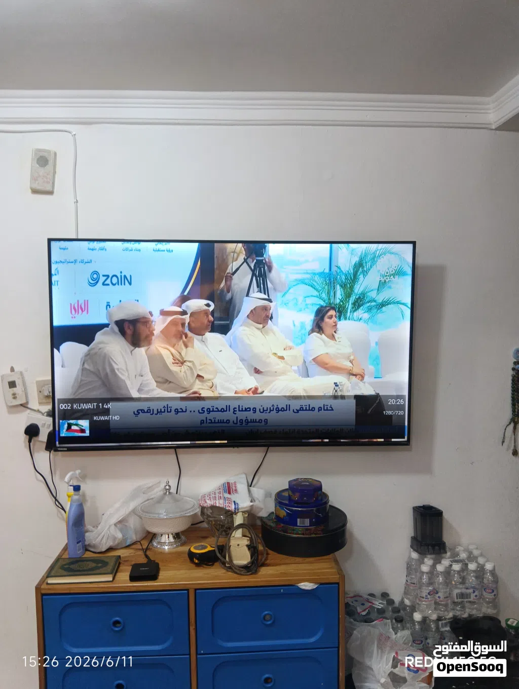 للبيع شاشه توشيبا سمارت4k بحاله ممتاذه بحولي مطلوب 70دينار نهائي