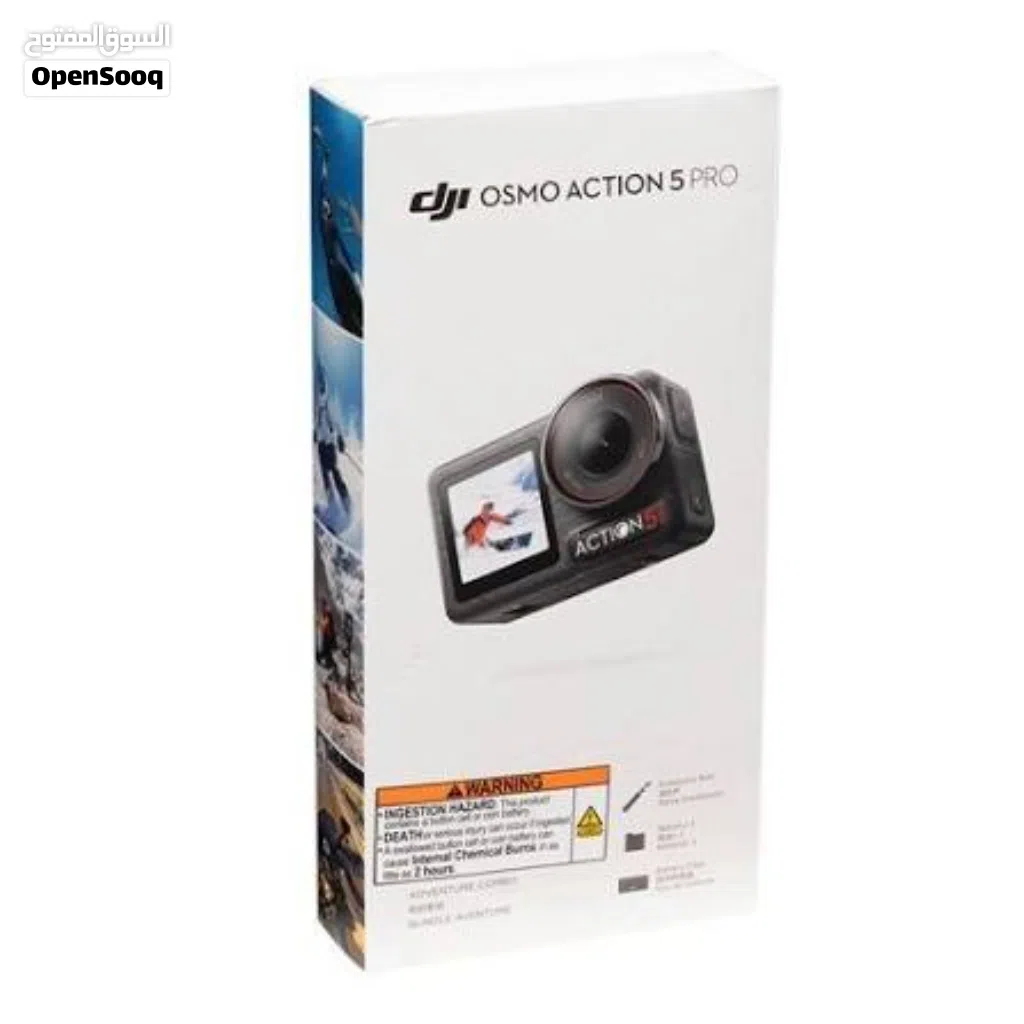 للبيع كاميرا Dji Osmo Action 5 Pro Adventure الجديدة الغنية عن التعريف للتصوير الإحترافي والمغامرات.