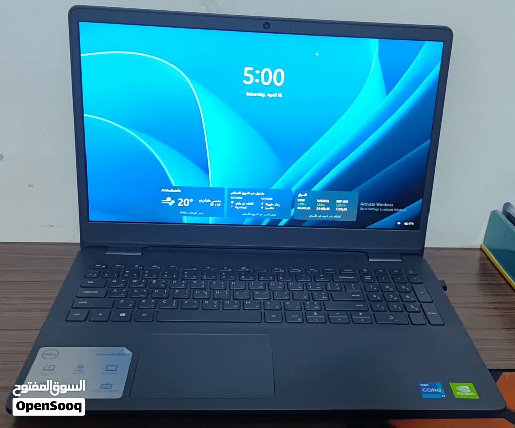 للبيع: لابتوب Dell Vostro 15 3000 المعالج: Intel Core i7-1165G7
