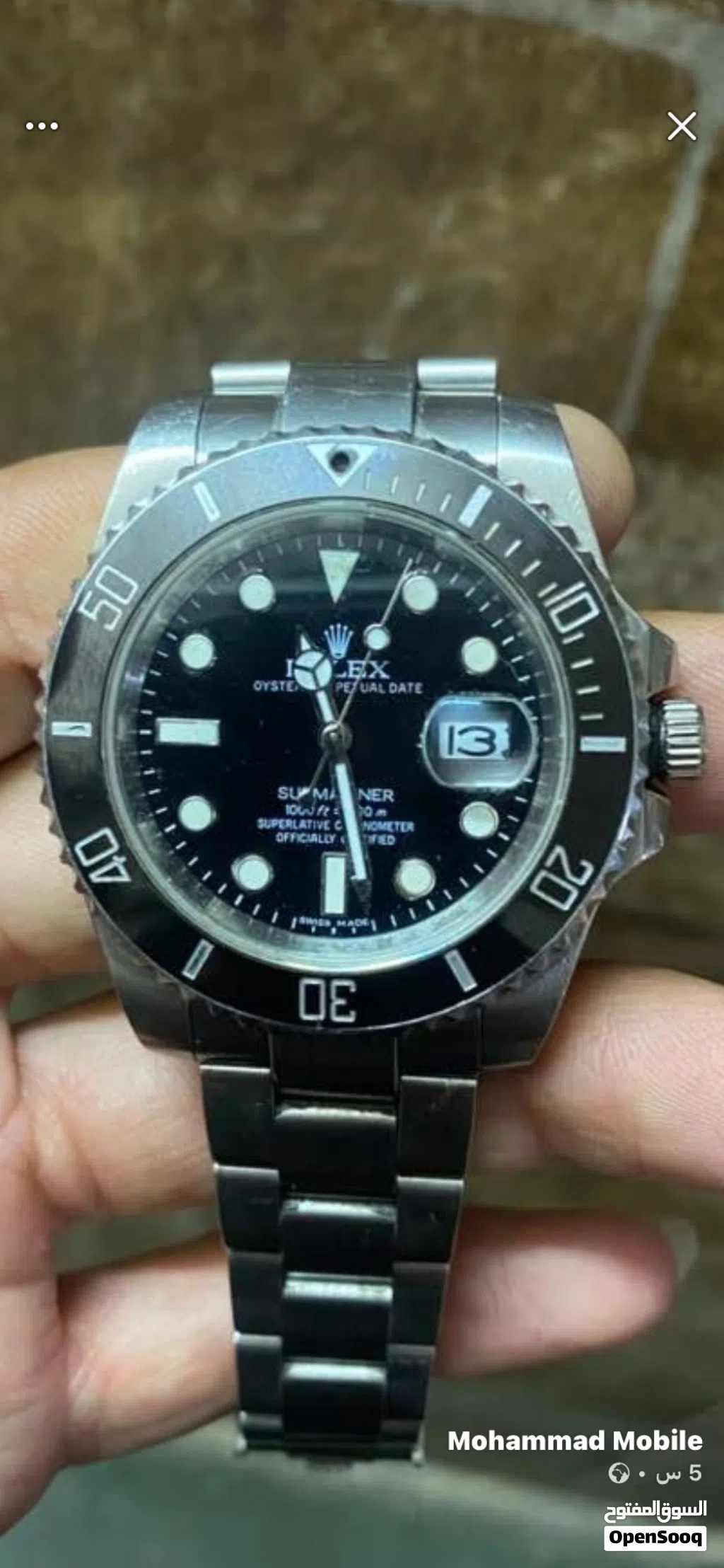ساعة Rolex Submariner Date