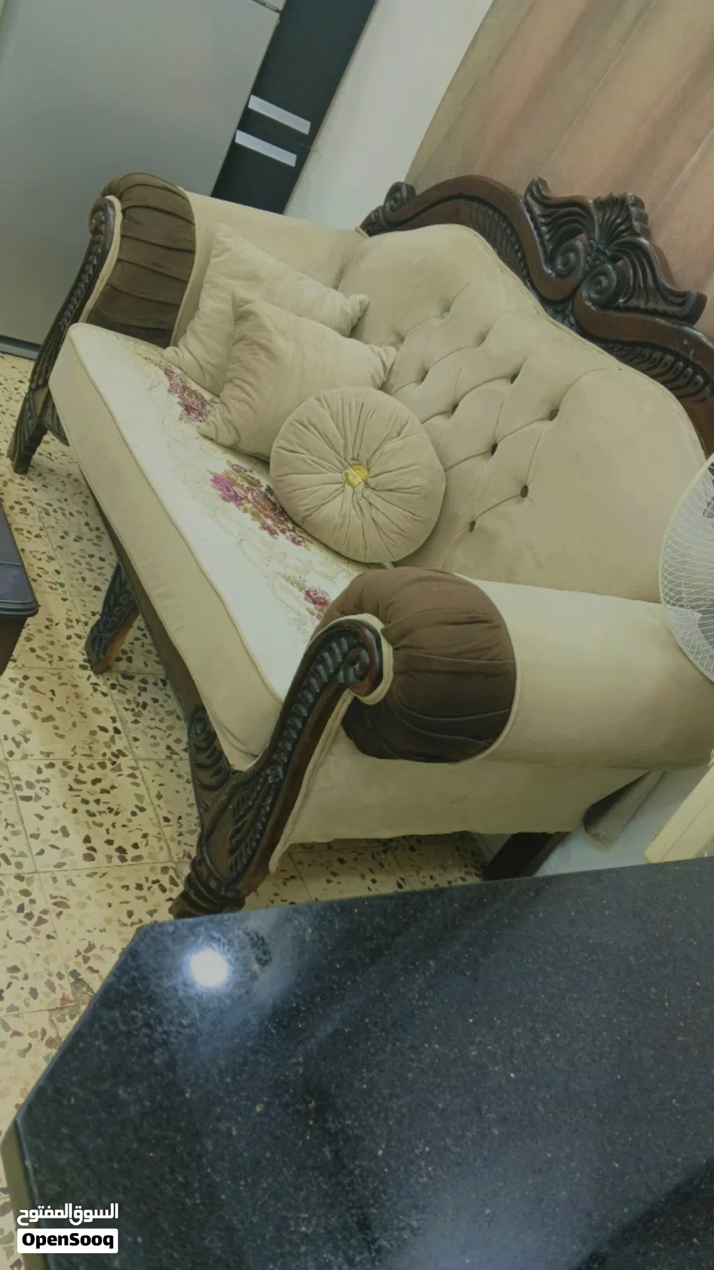 طقم كنب مستعمل شبه جديد