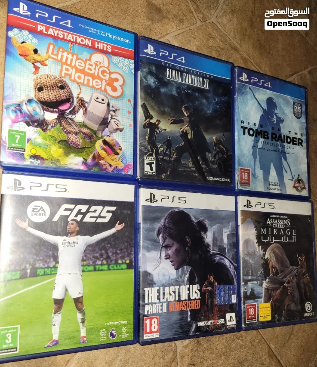 العاب PS5 و PS4
