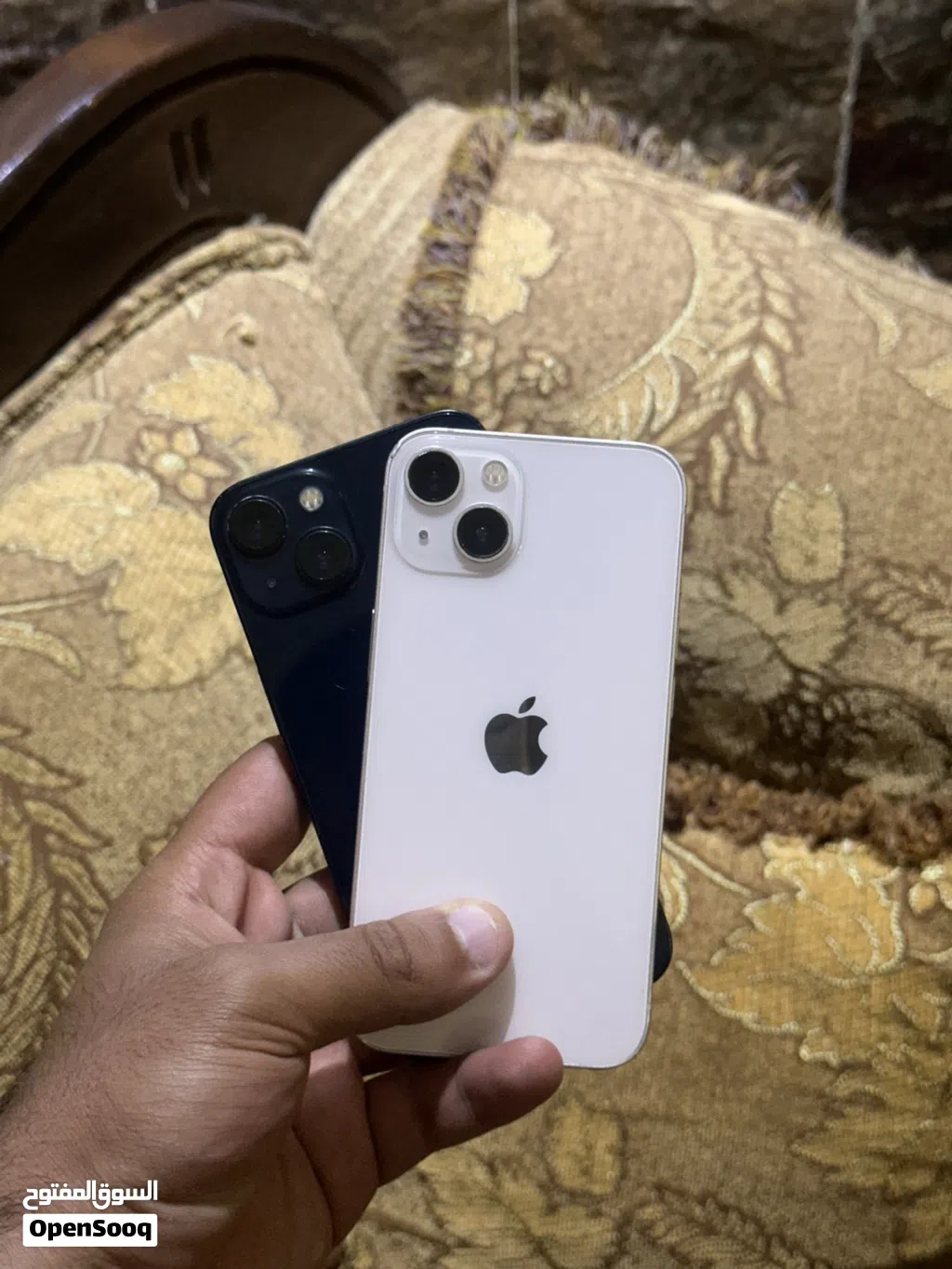 جهازين iPhone13 عادي وكاله ولا خدش