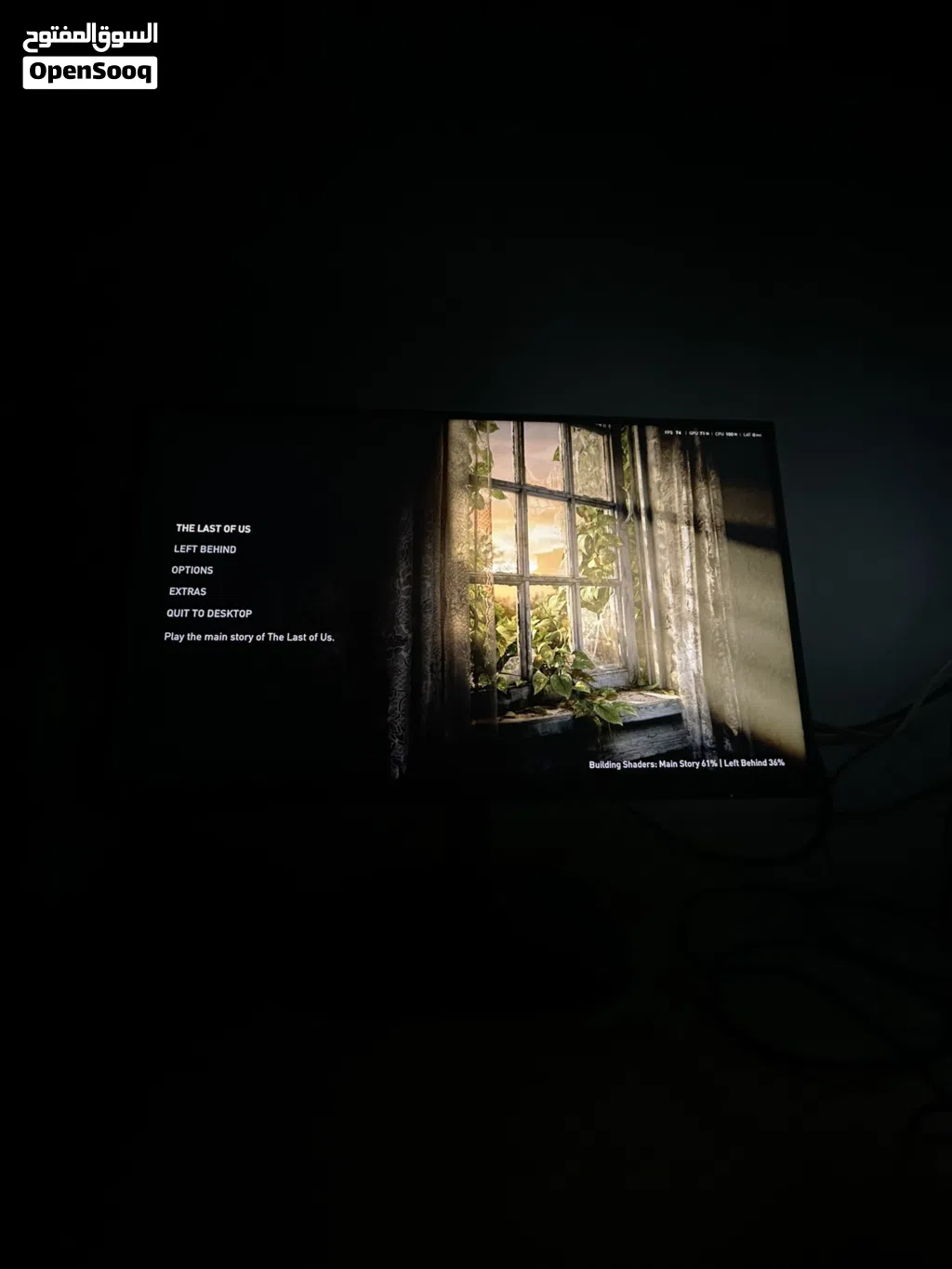 Aoc FHD gaming monitor with box included 21.5 inch for 35 OMR