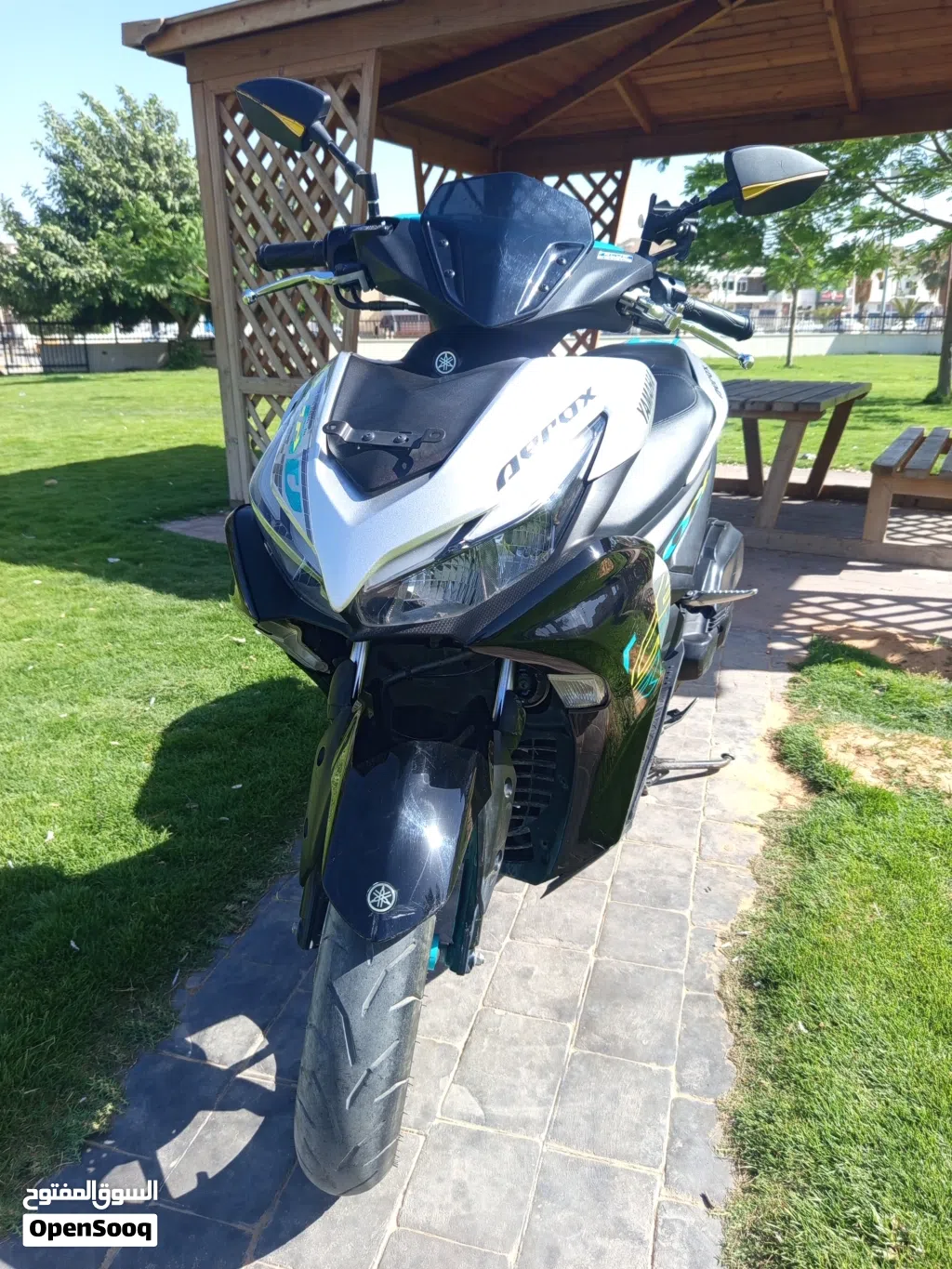 بسم الله ماشاء الله ياماها ايروكس 155cc للبيع سنة الصنع 2024 الموطو ماشية 16 ألف حلال وعلى نضافة