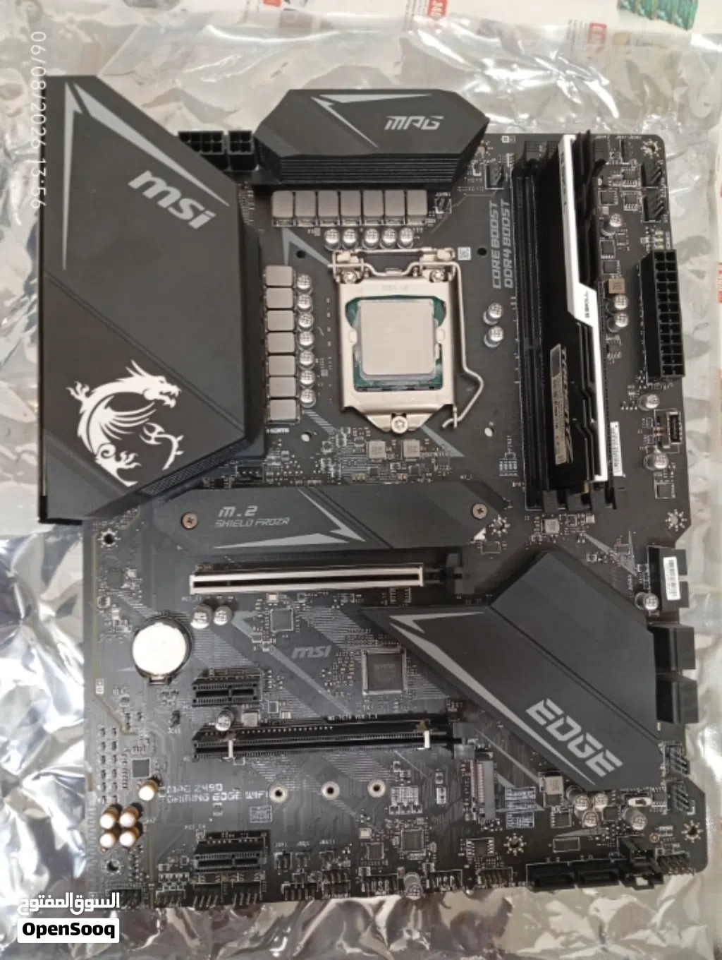 INTEL I5-10600K,  MSI MPG Z490 GAMING EDGE WIFI ,G.SKILL 16GB 3200MHZ (CPU,MB,RAM ONLY) - SERIUS BYR