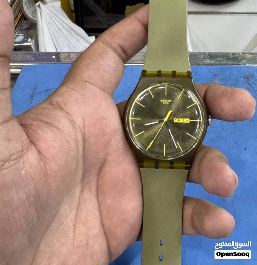 Swatch Green Watch in Excellent Condition
