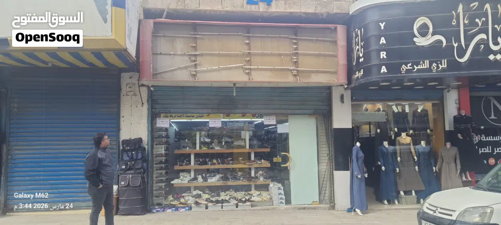 محل تجاري للبيع خلو بموقع مميز بطول 16 متر وعرض 4.8