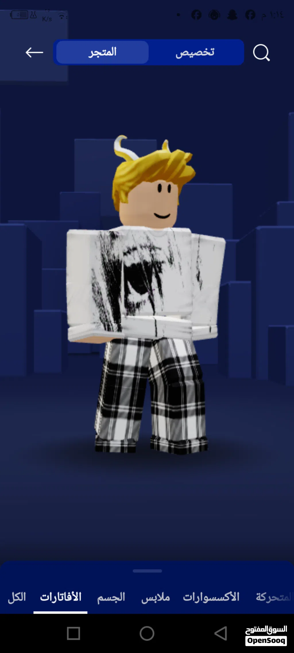 الحساب روبلوكس للبيع