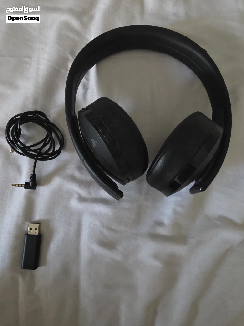 سماعة رأس بلوتوث لاسلكية مع سلك AUX Wireless Bluetooth Headset With AUX Wireless Wire