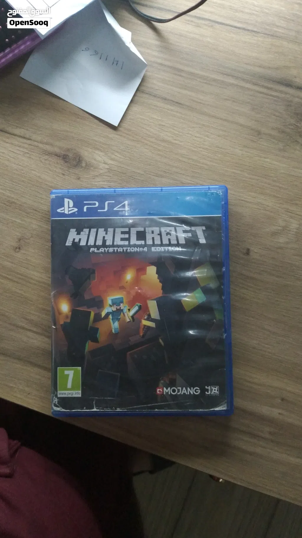 لعبة MINECRAFT و SECOND SON الثنتين دبط من 60 وما فوق