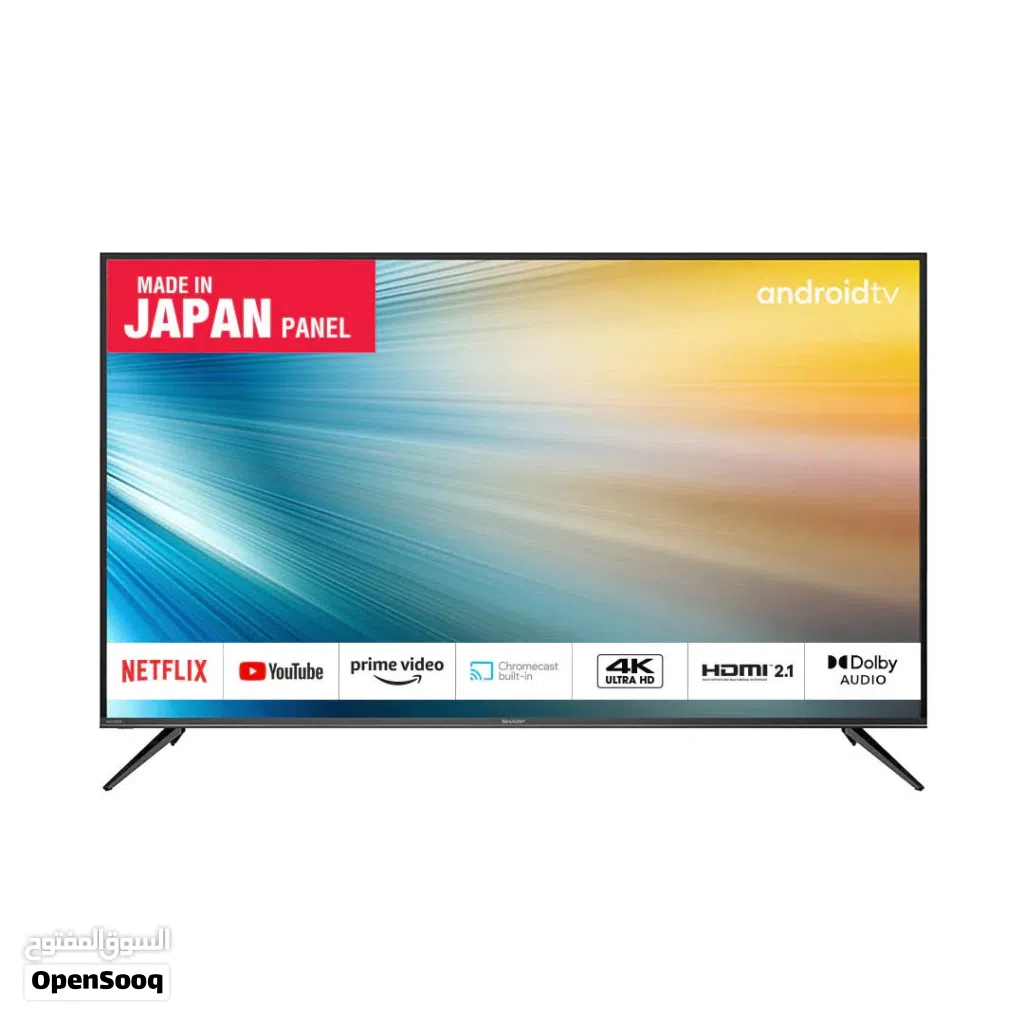 استمتع بتجربة مشاهدة غير عادية مع شاشة Sharp 70 بوصة 4K Android TV – الموديل 4T-C70DK1X هل تحلم