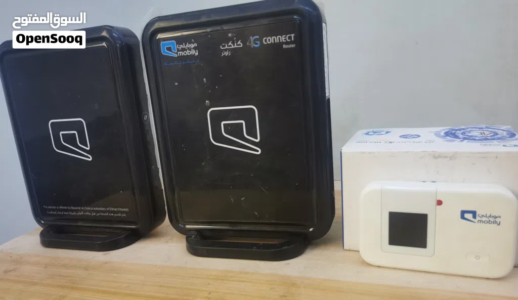 راوترات شغالة ونظيفة 4G من موبايلي