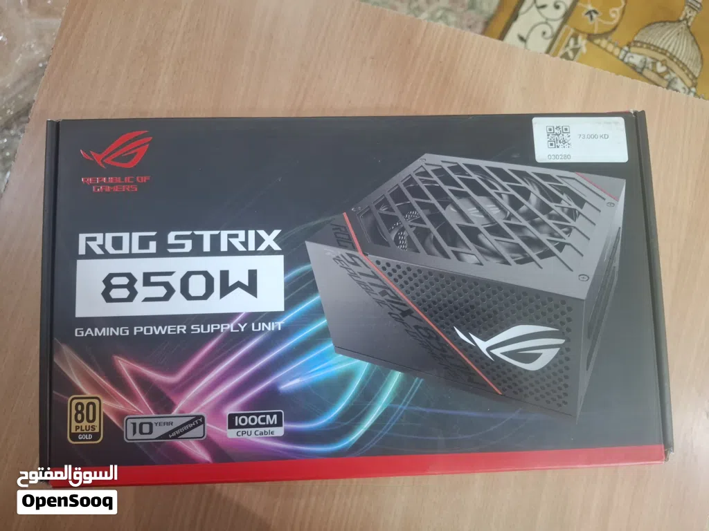 بور سبلاي ROG STRIX بحالة المصنع 850W