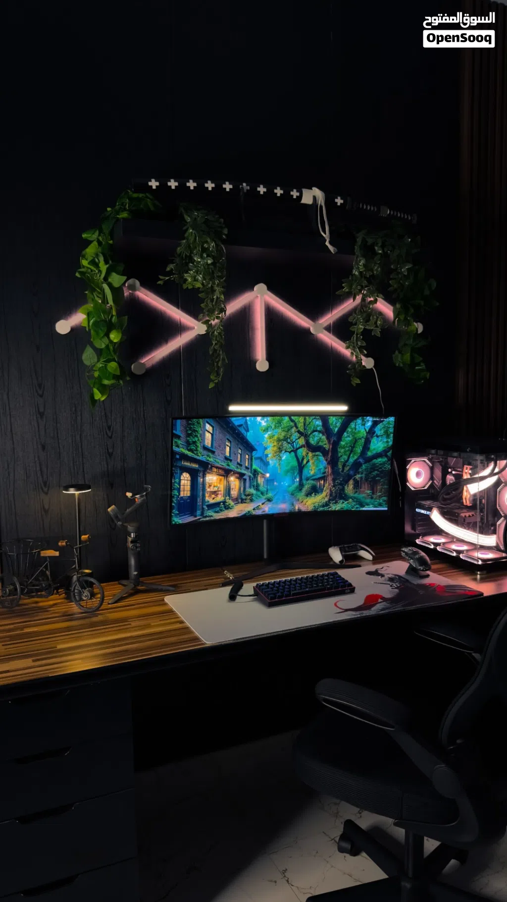 شاشه ns gamer 34 inch الترا وايد (كيرڤ)