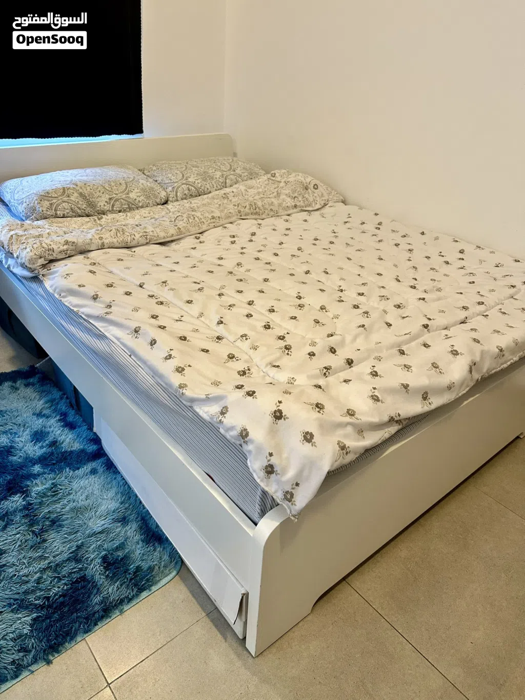 Used double bed, and mattress