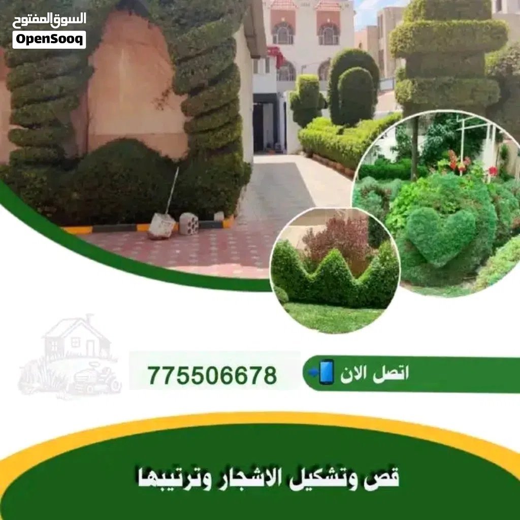 قص وتقليم وتشكيل الاشجار