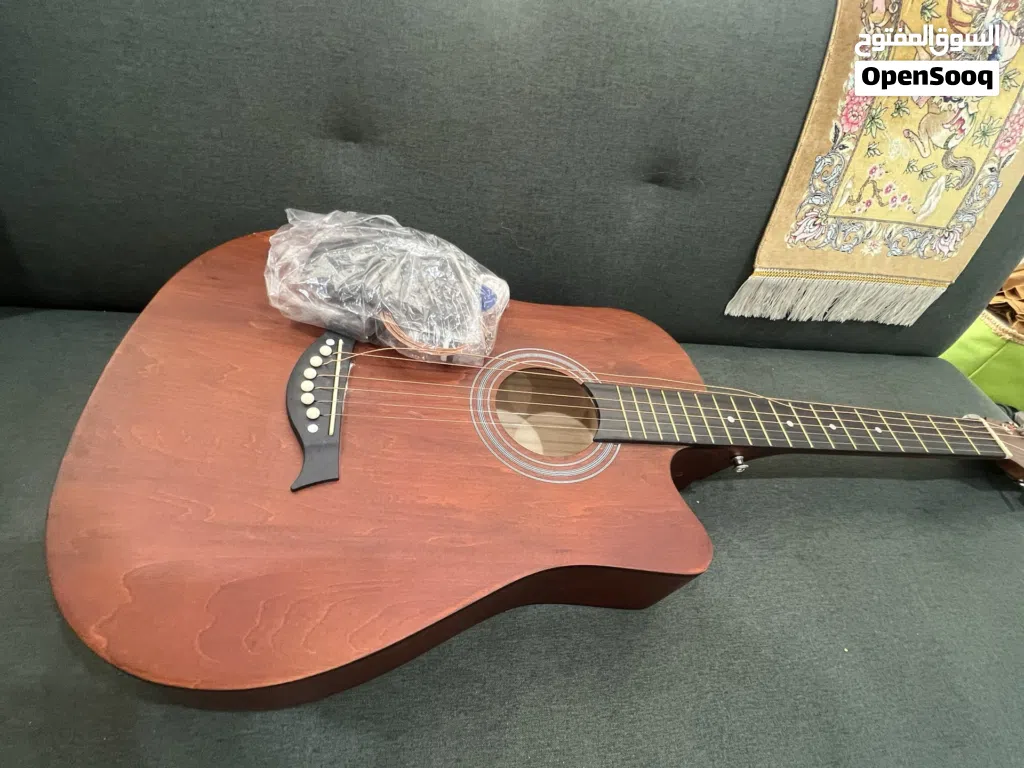 Guitar with full set of strings