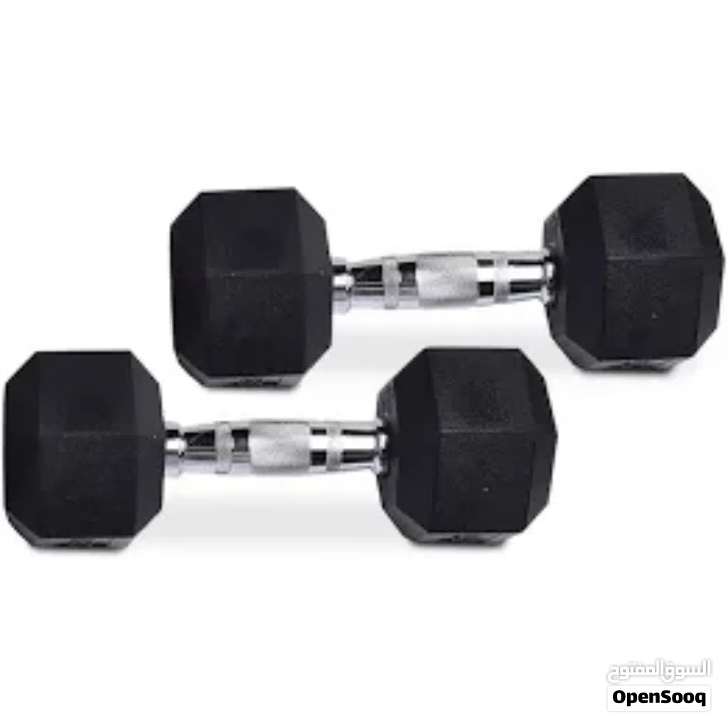 2, 7 kg dumbbells