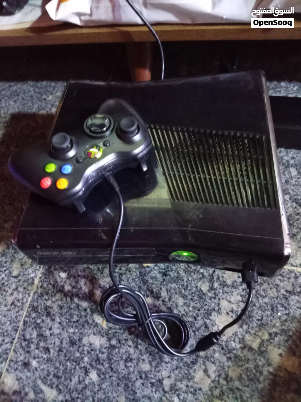 اكس بوكس 360 سلم نضيف جوستك و150 لعبه