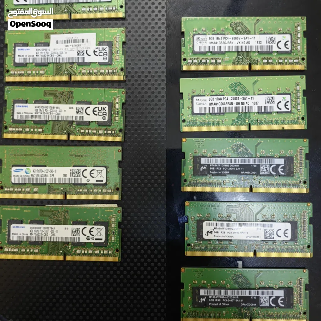 Ram DDR4 + Ram DDR3. 4GB .8GB Samsung Micron SK hynix