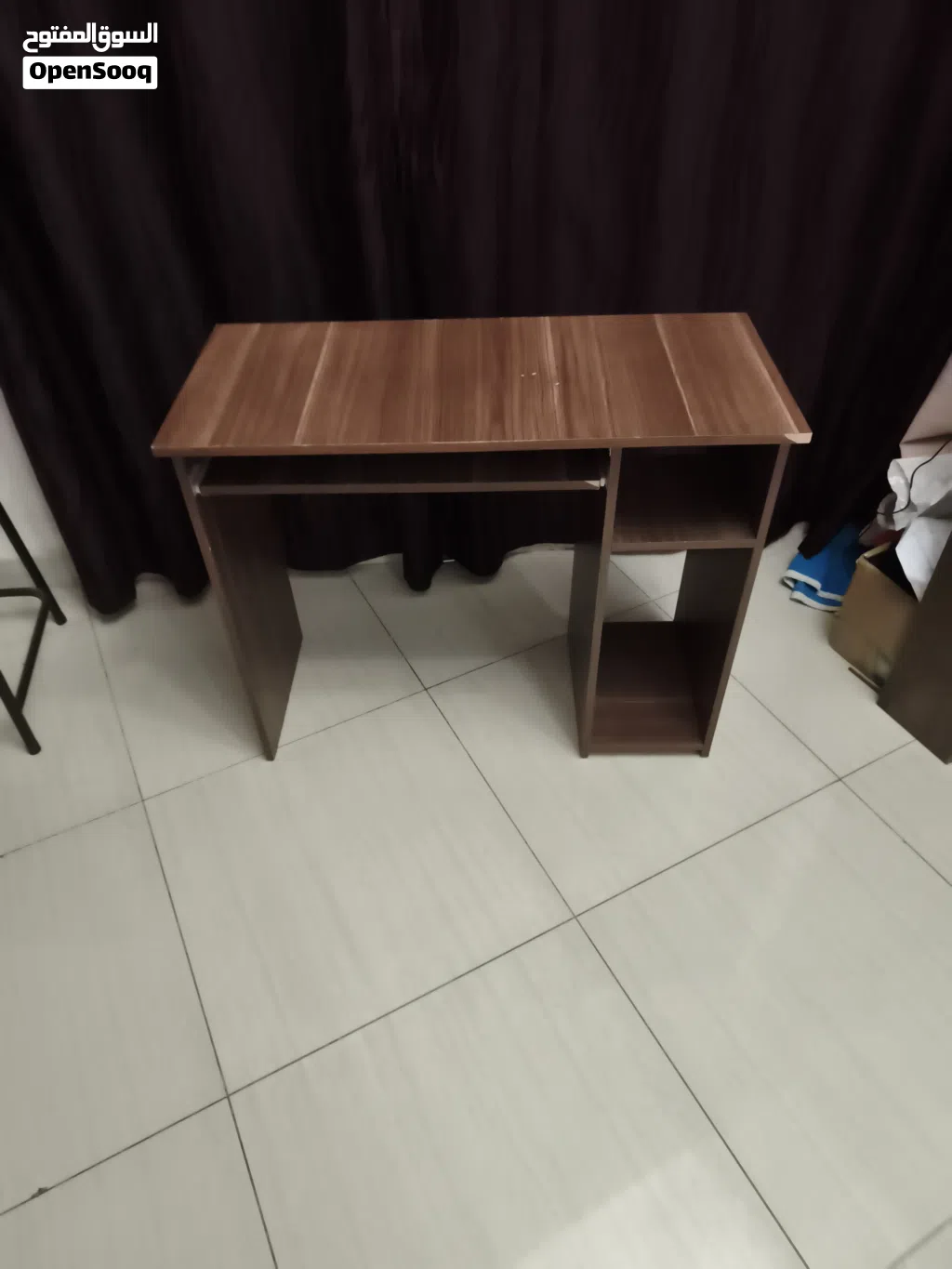 Study/Office table for bedroom/hall.. in good condition with good brown wood design, negotiable