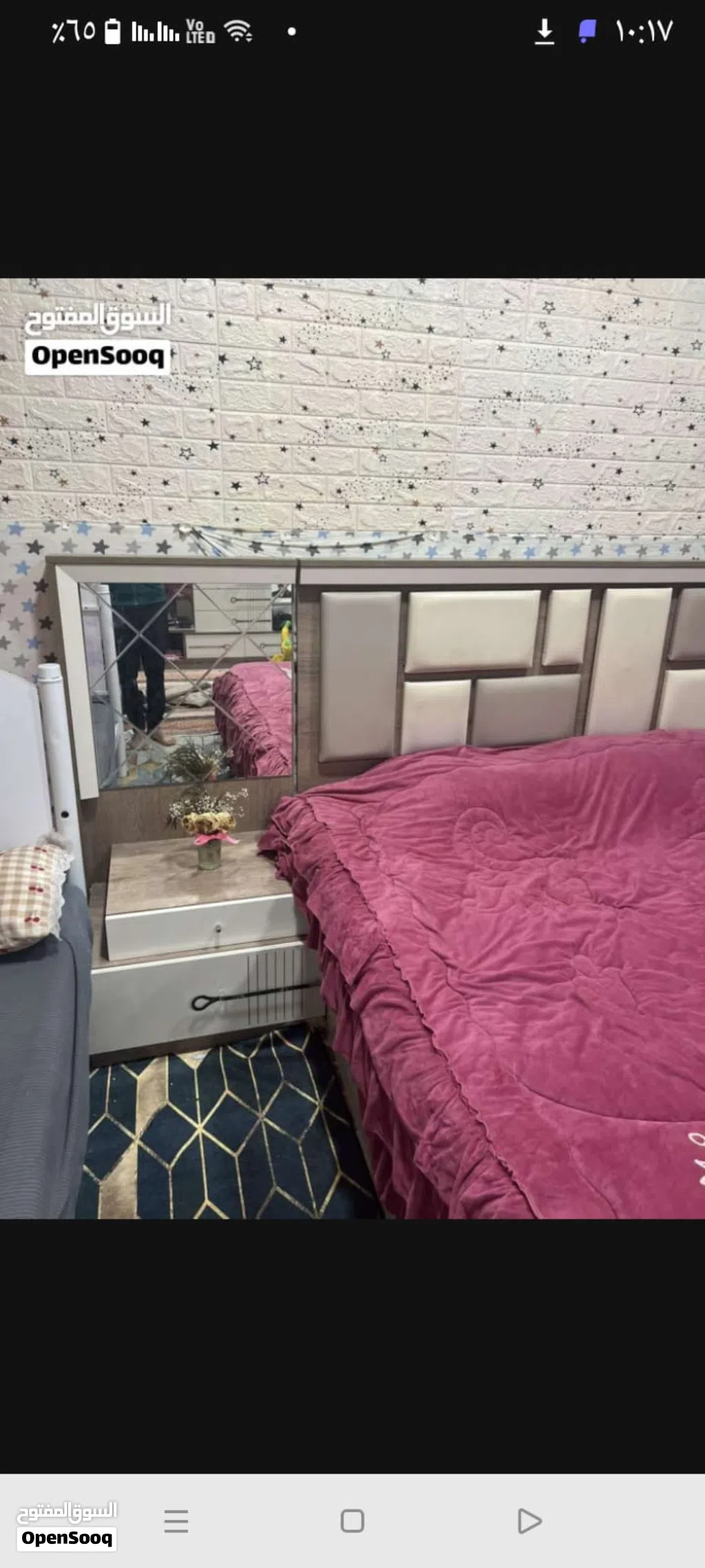 غرفه نوم للبيع نضيفه جدا تركيه تحتوي على عشر قطع سبب البيع محتاج كلش واريد ابيعهه بيع مستعجل